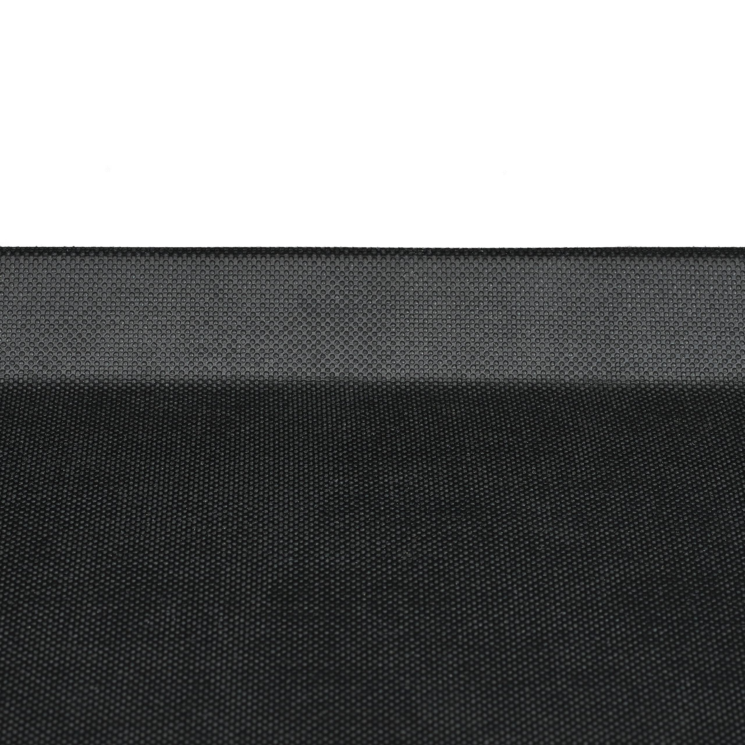 Relaxdays Vassoio Antiscivolo Rettangolare, LxP: 56x41 cm, da Portata, Servizio Ristorante, Bar, Cucina Casa, Nero