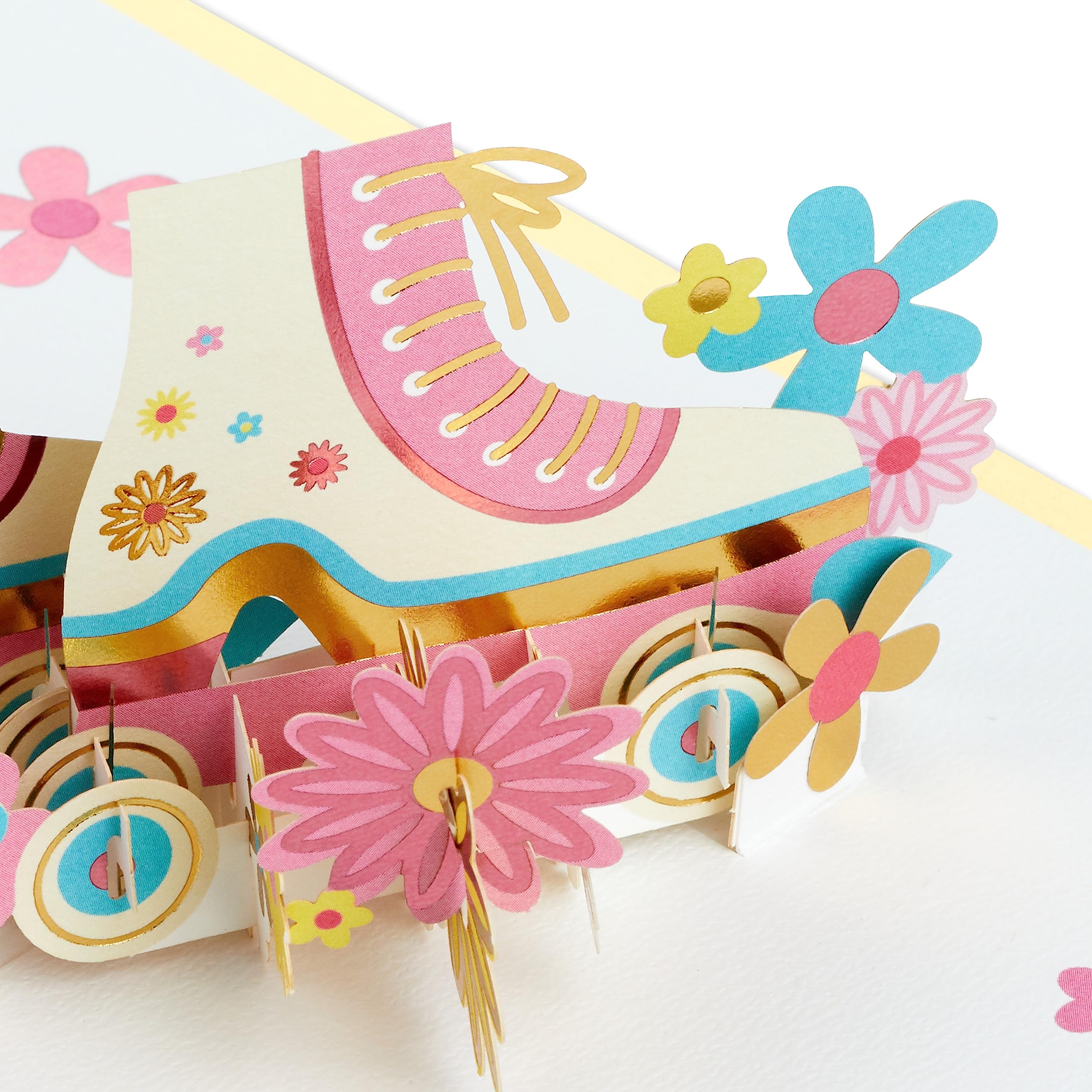 Hallmark Paper Wonder Pop-Up Karte 'Sassy Drink' – Lustige 3D-Karte Für Muttertag, Geburtstag, Abschluss, Ca. 16,8 X 23,9 Cm, Mit Umschlag