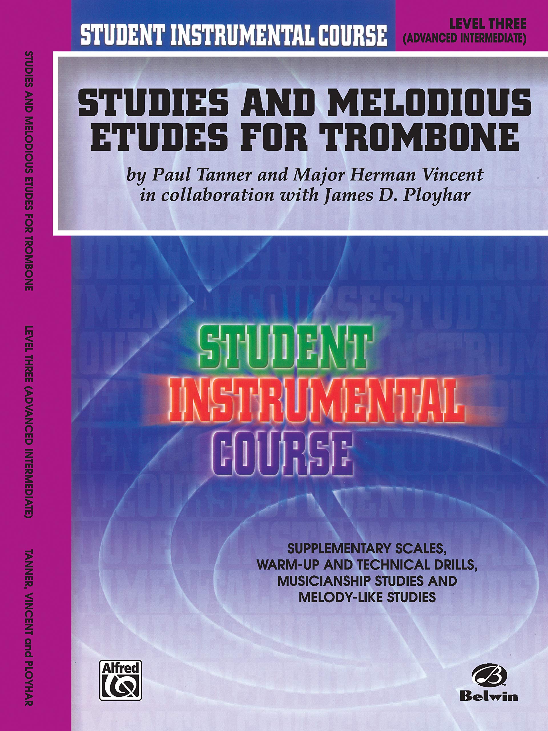 Student Instrumental Course Studies and Melodious Etudes for Trombone: Level III