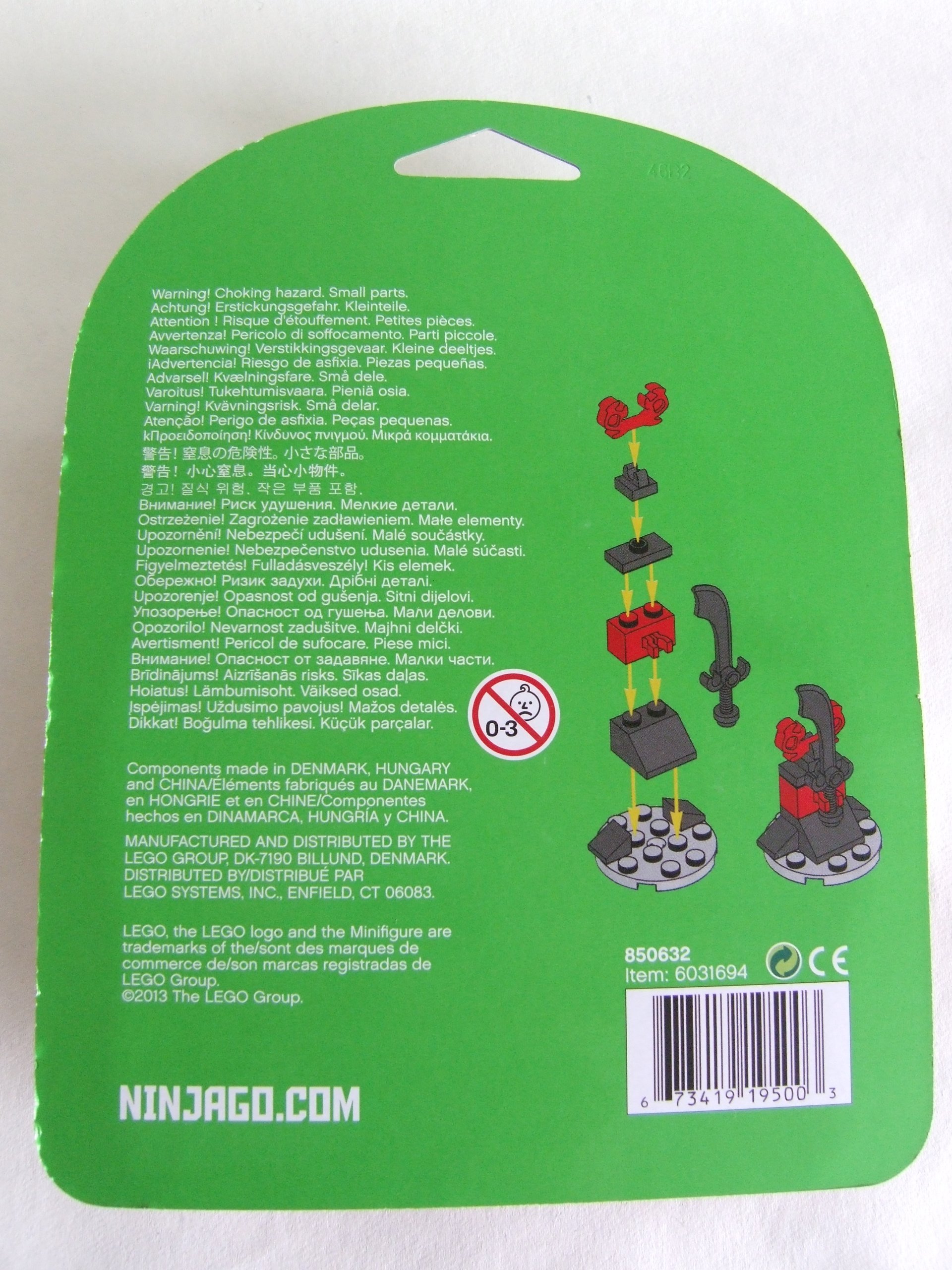 Lego Ninjago Samurai Accessory Set, 850632 : Amazon.co.uk: Toys