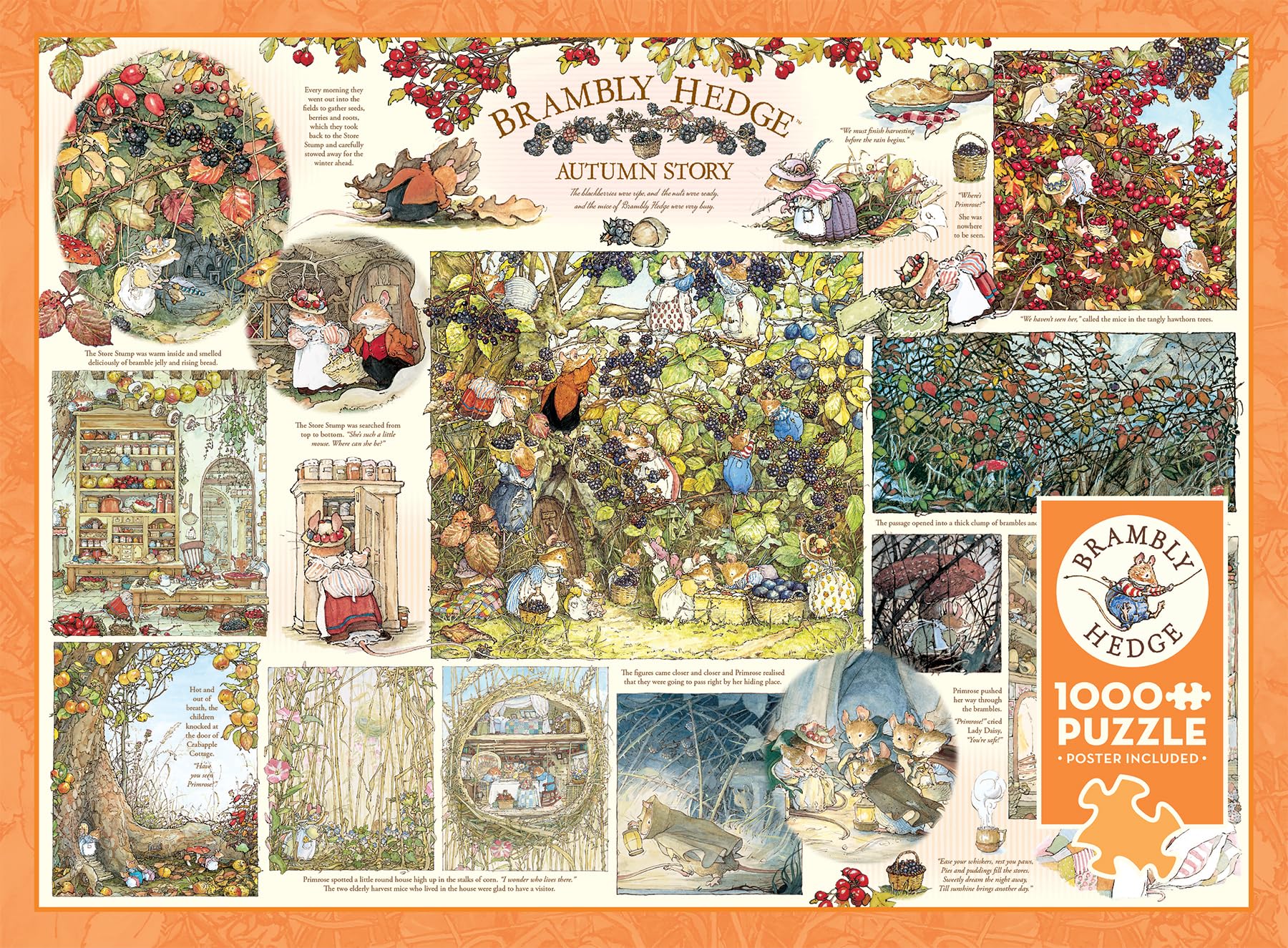 BRAMBLY HEDGE Winter Story やきりんご ジグソーパズル BRAMBLY HEDGE Winter Story やきりんご ジグソーパズル Amazon