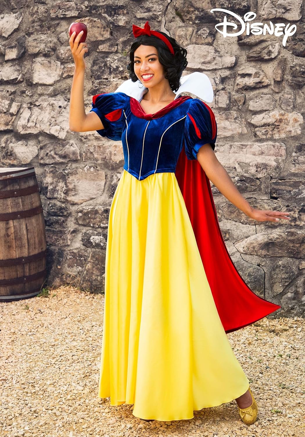 Disney's Snow White Costume for Women, Adult Magical Princess Classic Yellow Bodice and Skirt