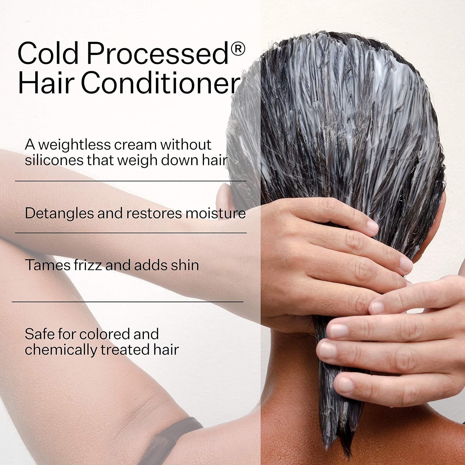 ACT+ ACRE Cold Processed 1% Vitamin B-5 Fine Hair Conditioner - Sulfate Free Conditioner Hair Treatment with Amaranth and Moringa Oil for Moisture, Elasticity and Shine (10 Fluid Ounces)