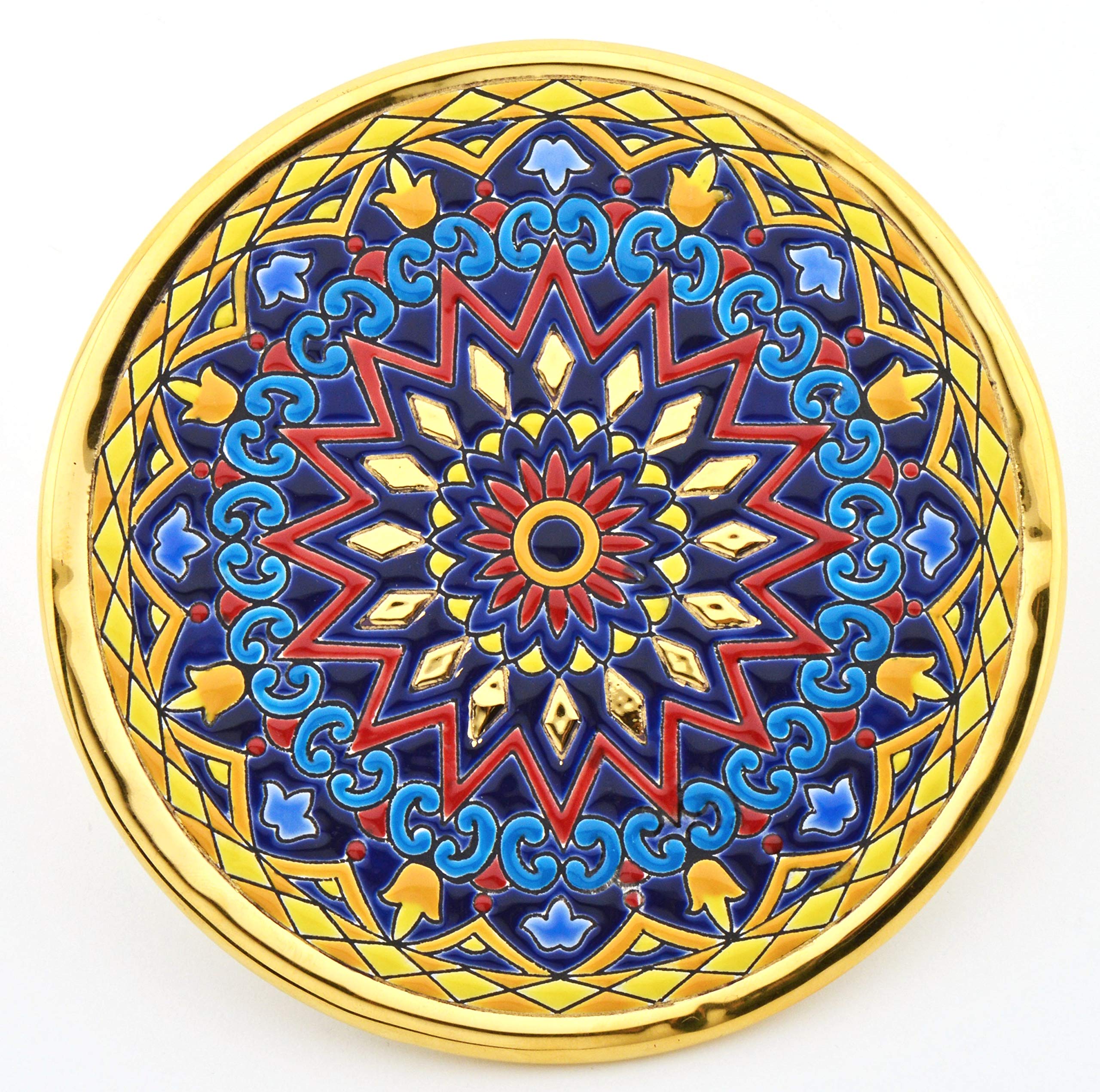 Assiette au mur en céramique 17cm pour rompre la monotonie des murs blancs