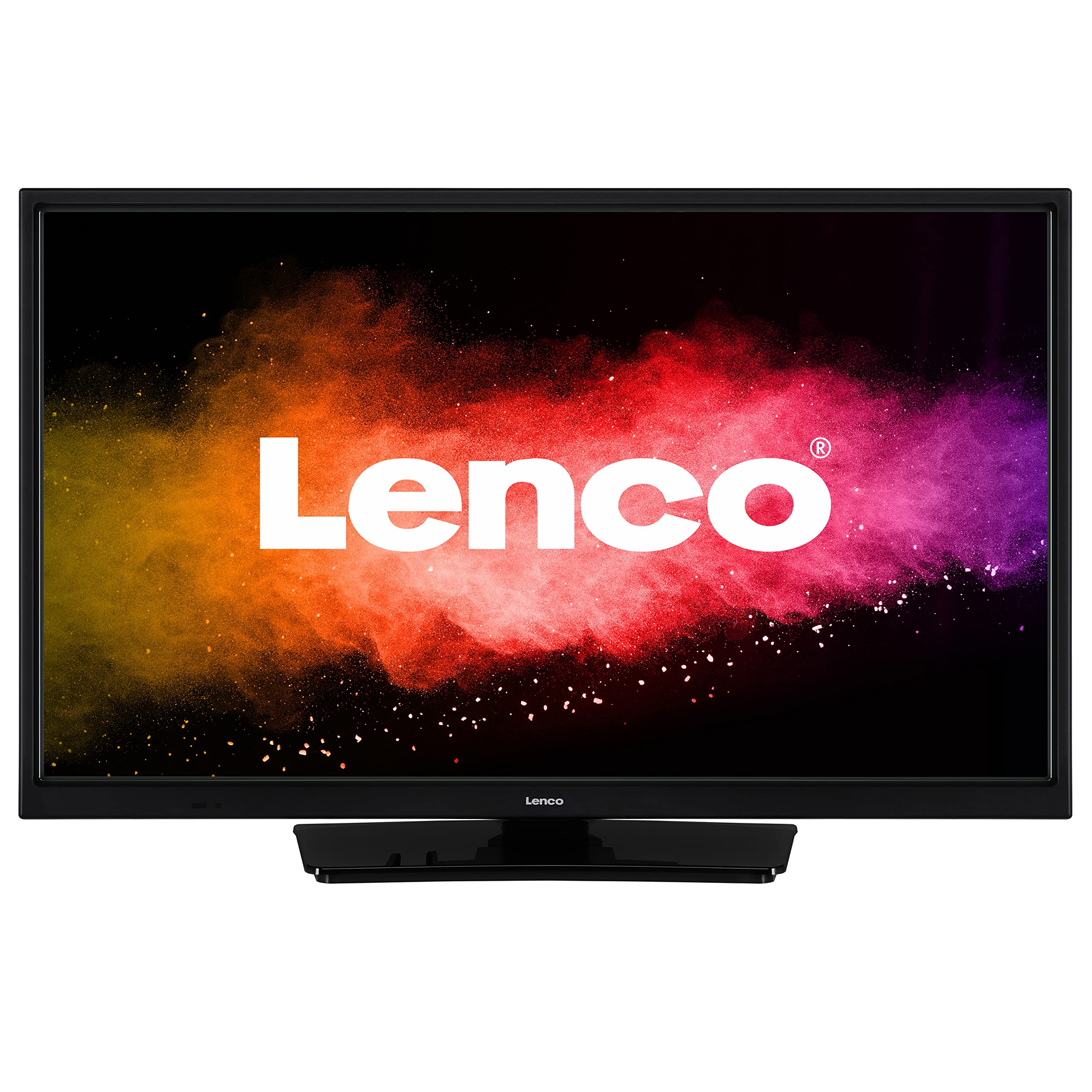 Lenco LED-2463 Smart TV 24 Pouces Full HD - TV avec Bluetooth - Adaptateur Voiture 12V - Netflix, Youtube & WLAN - Bluetooth - HDMI - Ethernet - Noir