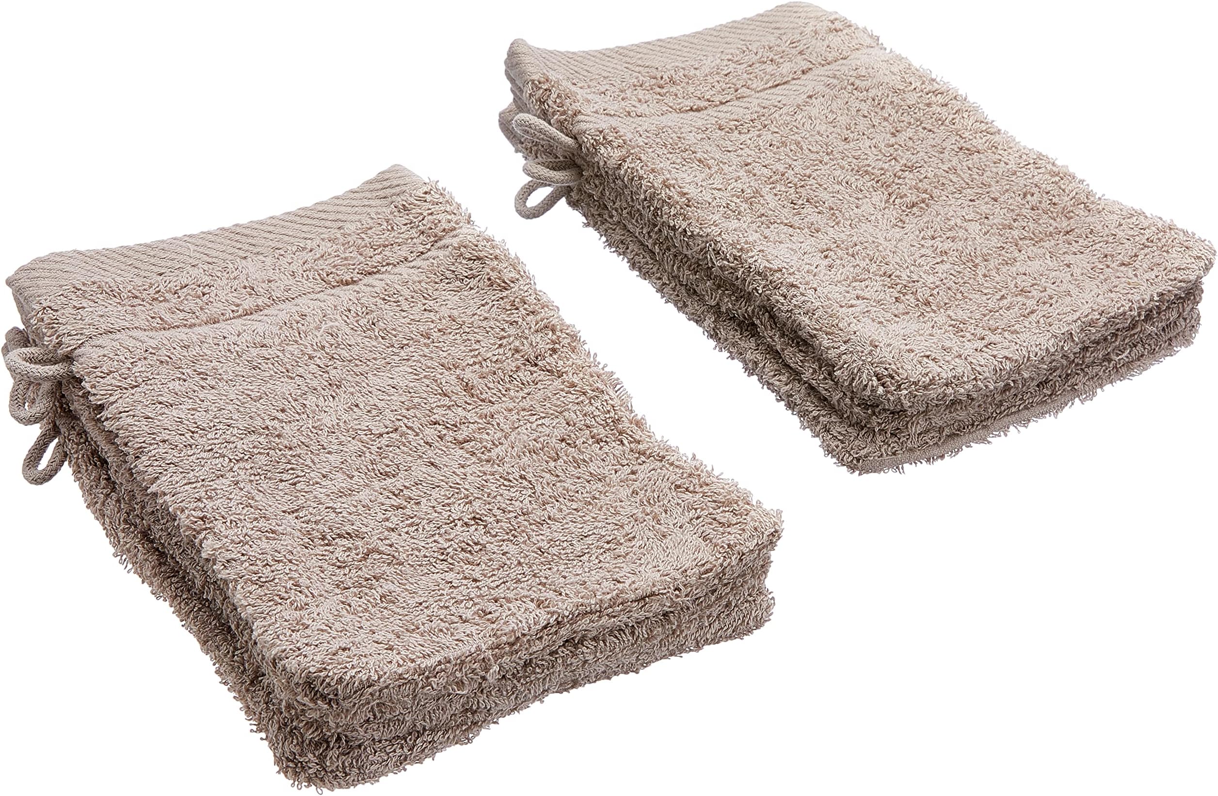 OUDQFCJ Waschhandschuhe Set - 2 Stück Saugstarke Baumwoll-Lappen Für Körperpflege