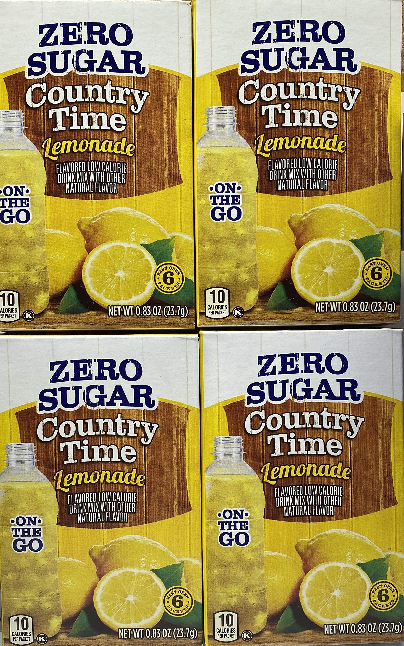 Lemonade Sugar Free On the Go! 6 Packets Powder (pack of 4) Gluten Free