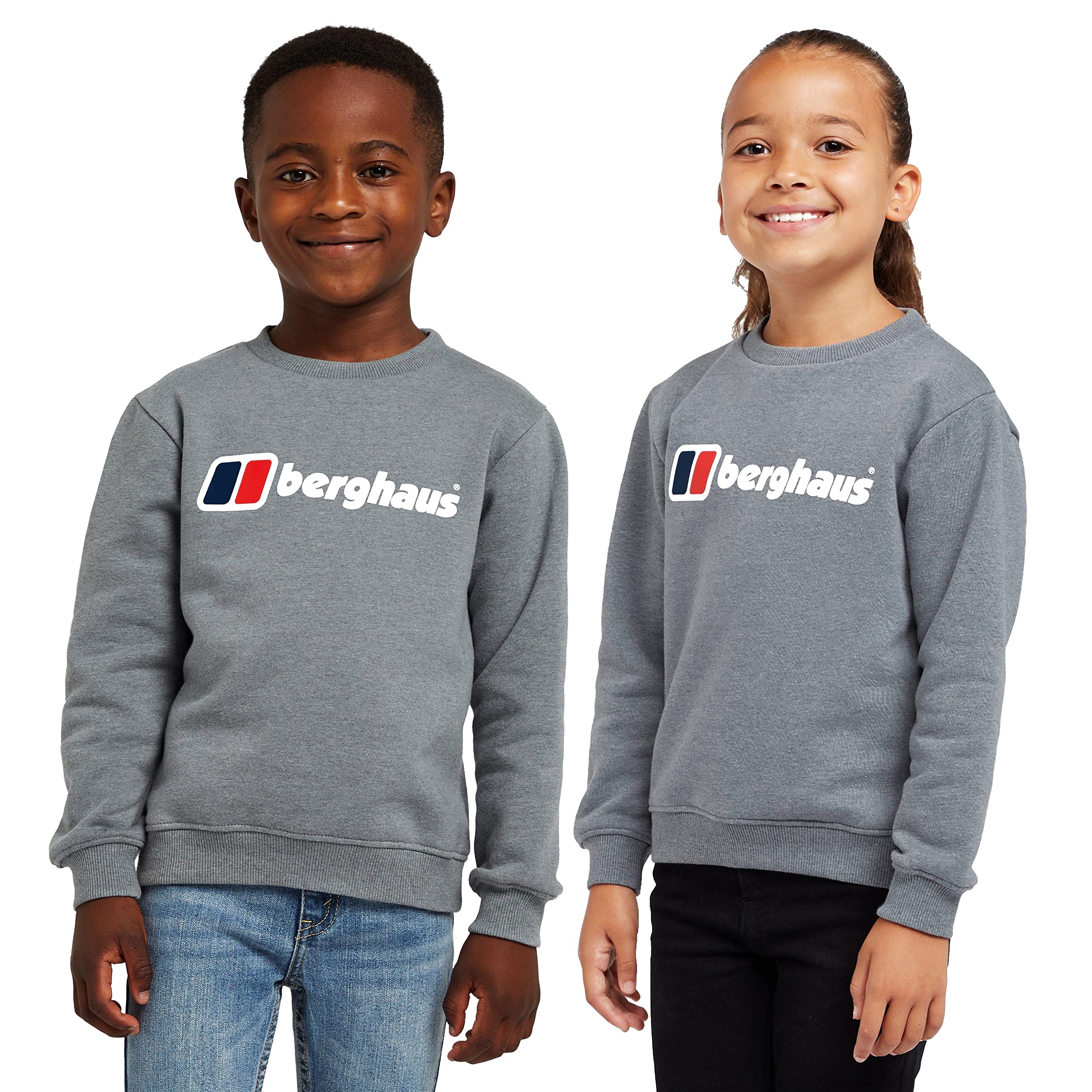 Berghaus Unisex Kids Grey Kids' Logo Jumper, 13Y