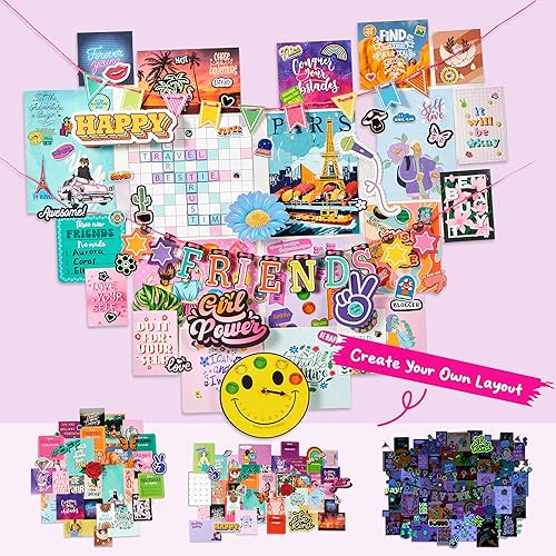 Miniatura 5 de Klever Kits Jova - Collage de pared que brilla en la oscuridad para decoración de habitación, póster de bricolaje para adolescentes y adolescentes,