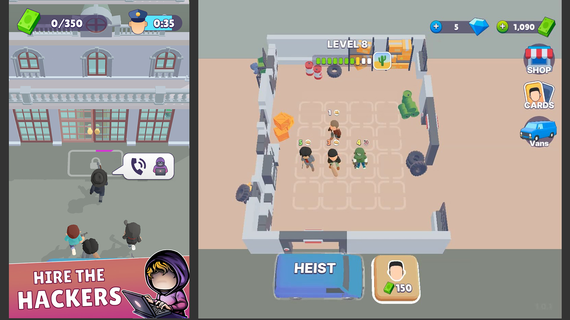 Merge Robber Merge Gangster Heist - App on Amazon Appstore