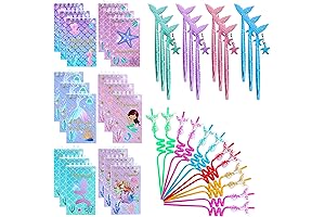 36-Pack Mermaid Party Favors Set