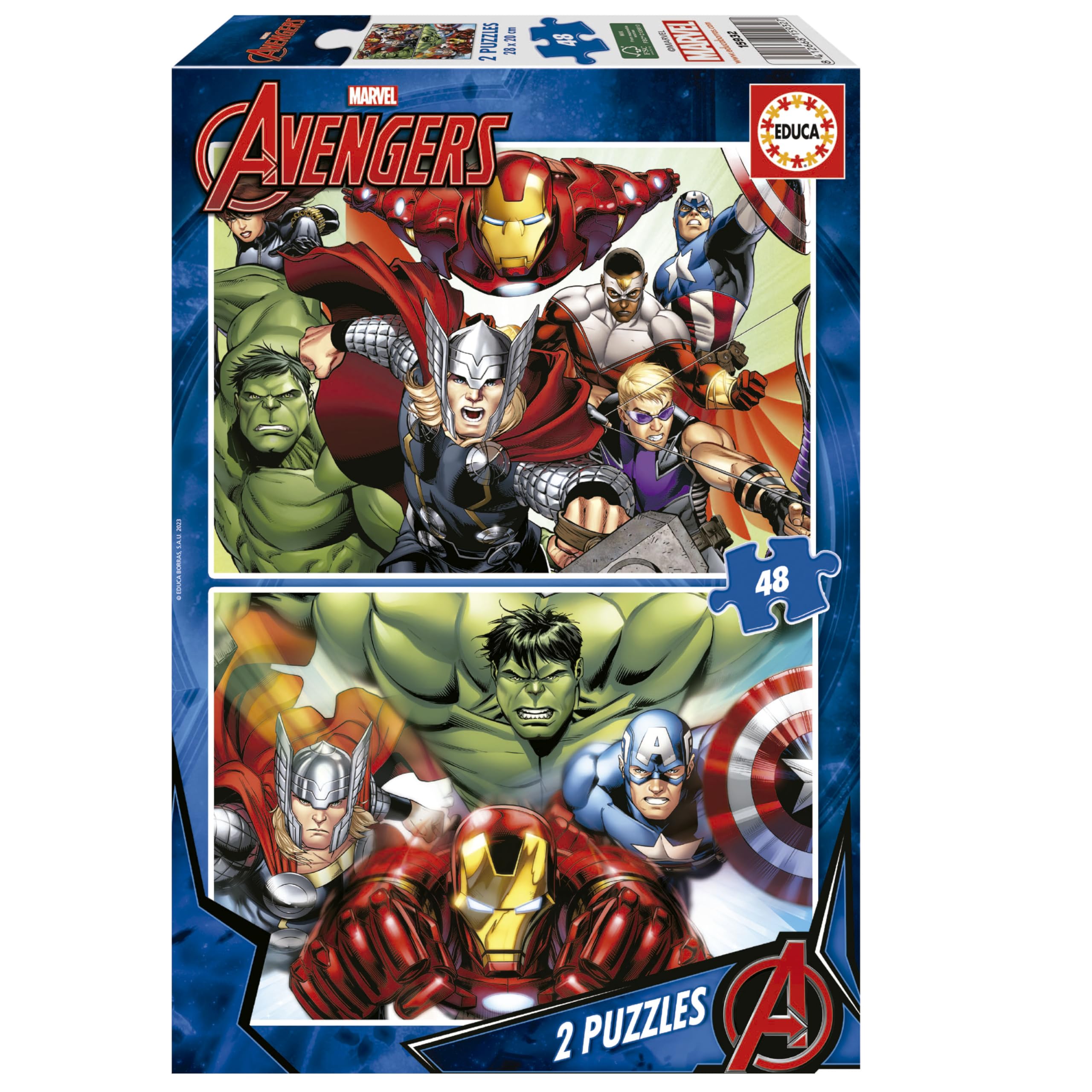 Educa Borras Puzzles Avengers (48 Pieces)