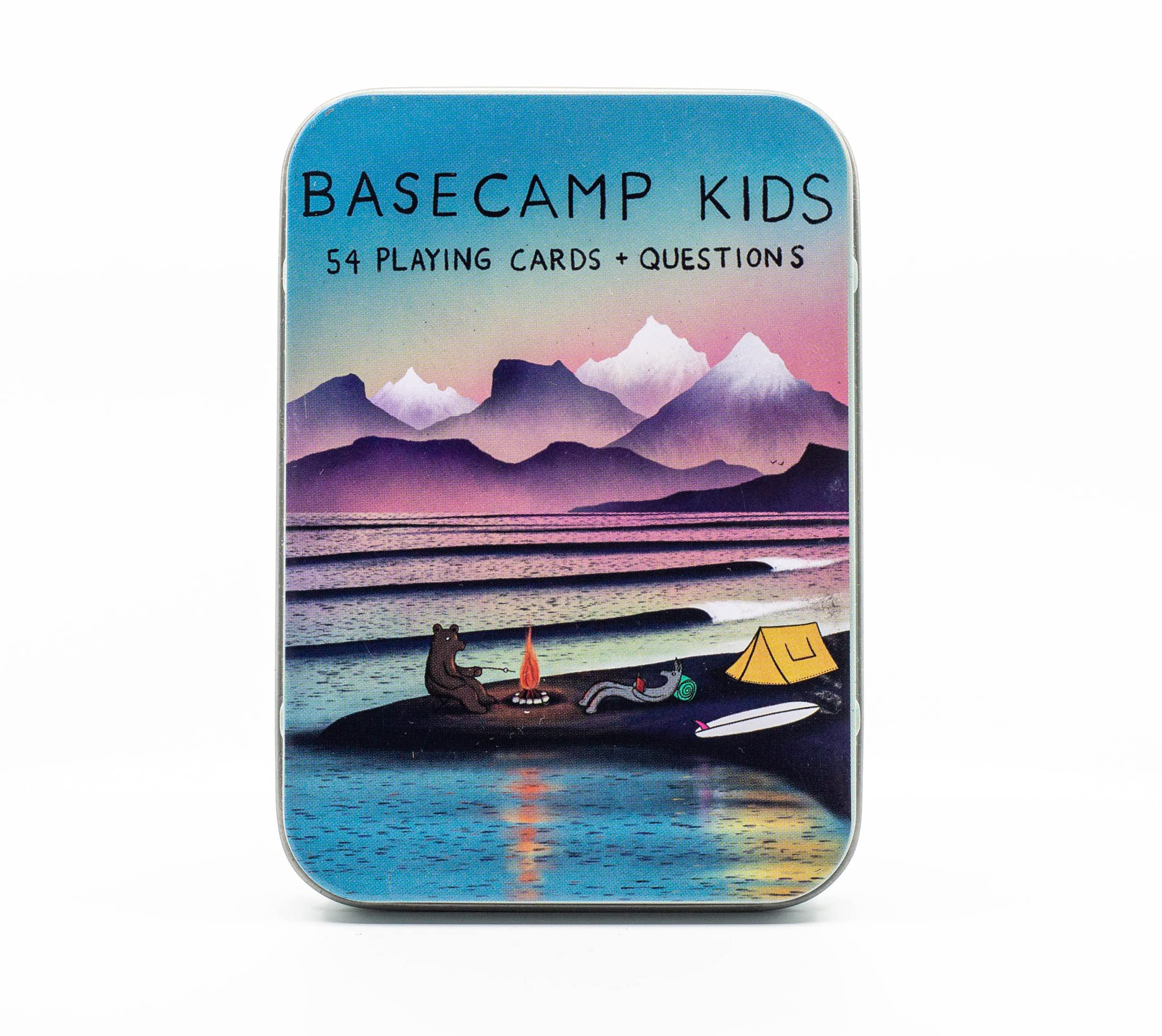 Basecamp Cards: Kids Edition Conversation Starters - 52+2 Family Friendly Unique Questions - Family Conversation Cards - Playing Cards and Questions to Kickstart Campfire Conversations