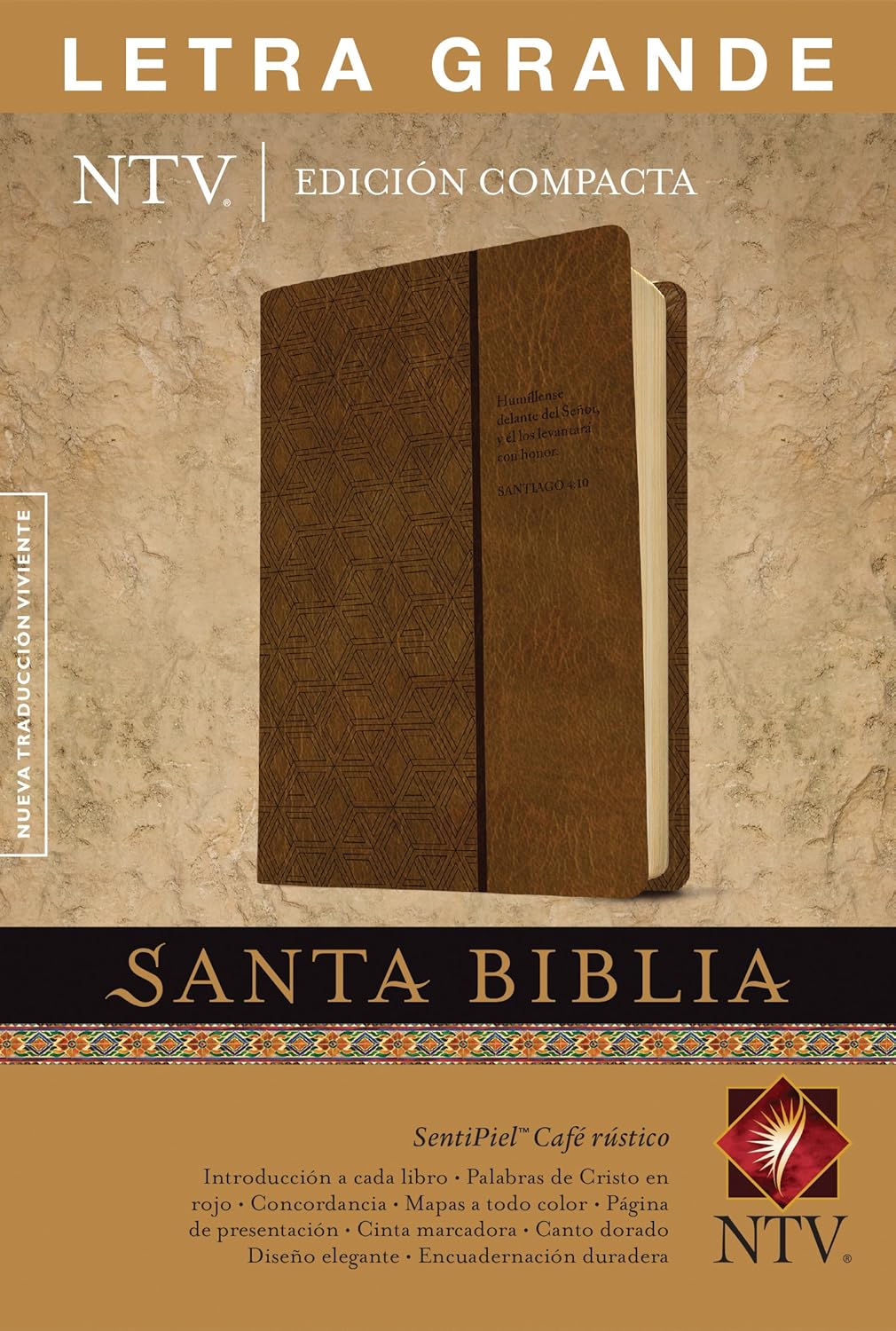 Biblia NTV Compacta Letra Grande Edición Personal Café/Café claro 10 91f+R65PLtL. SL1500