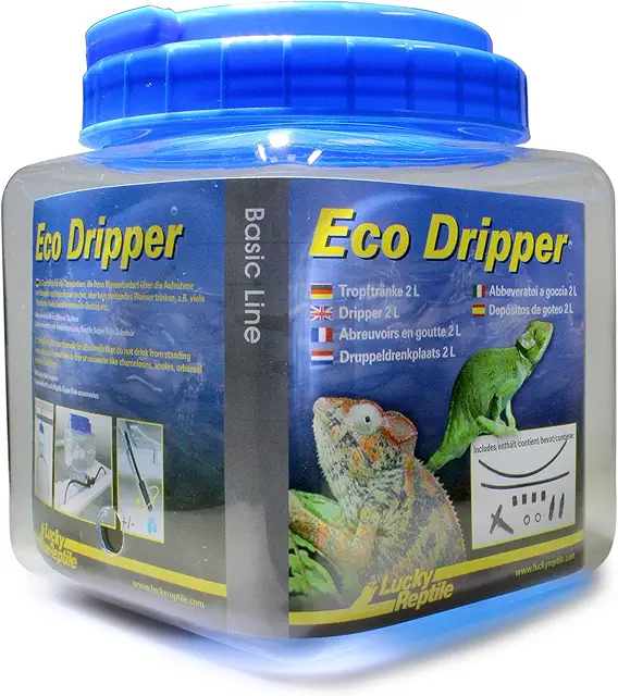 Luckly Reptile Eco Dripper 2L - Abbeveratoio per Camaleonti e Terrario