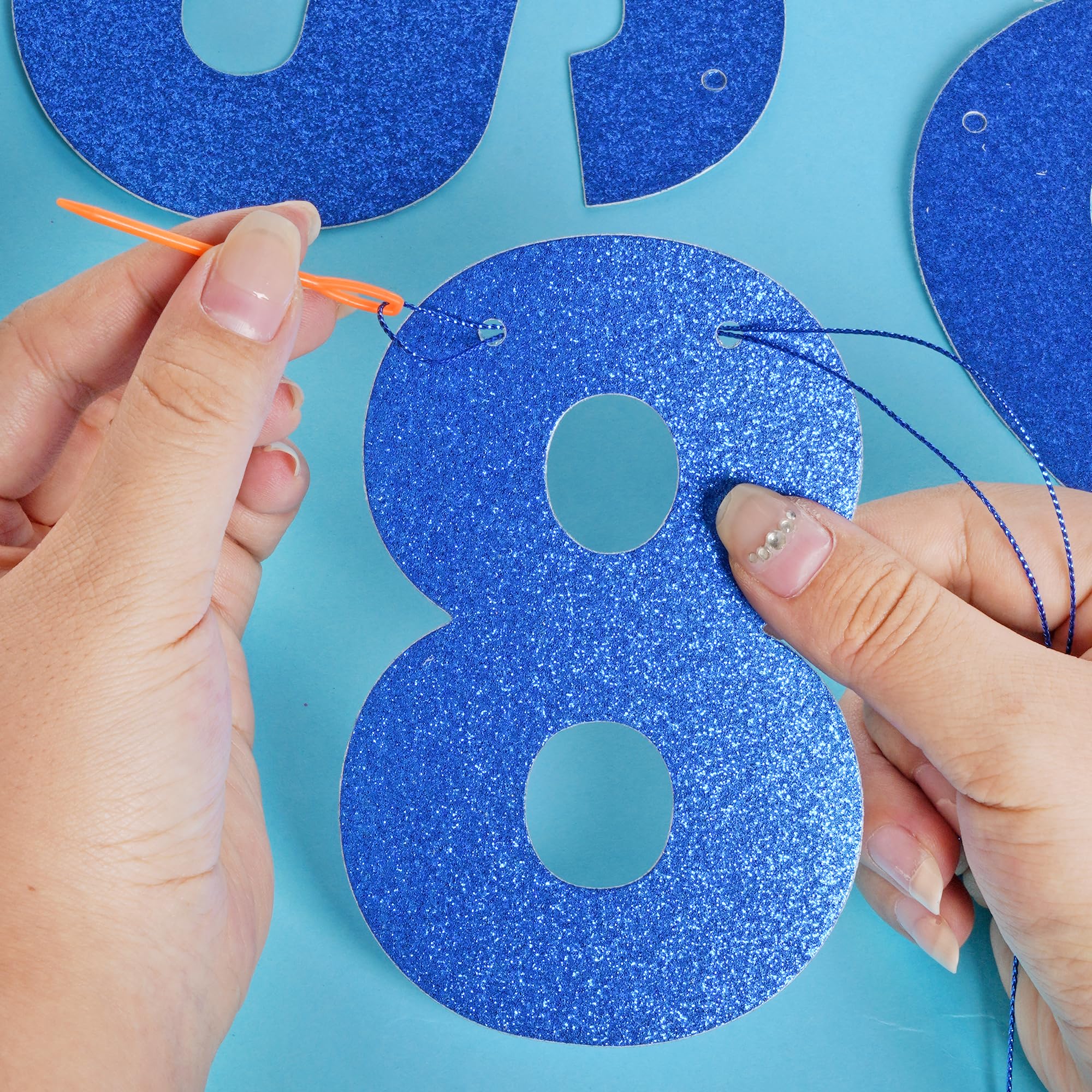 DIY Buchstaben-Banner Set – 132 Teile, Goldglitzernd, Personalisierbar Für Party & Feiern