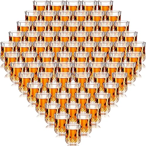 Juego de mini vasos de 17 onzas con base pesada vasos de chupito transparente lindos vasos de cordial mini vasos de vino para servir whisky vino