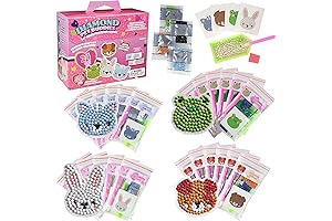 Pet Buddies Valentine Diamond Painting Kits for Kids