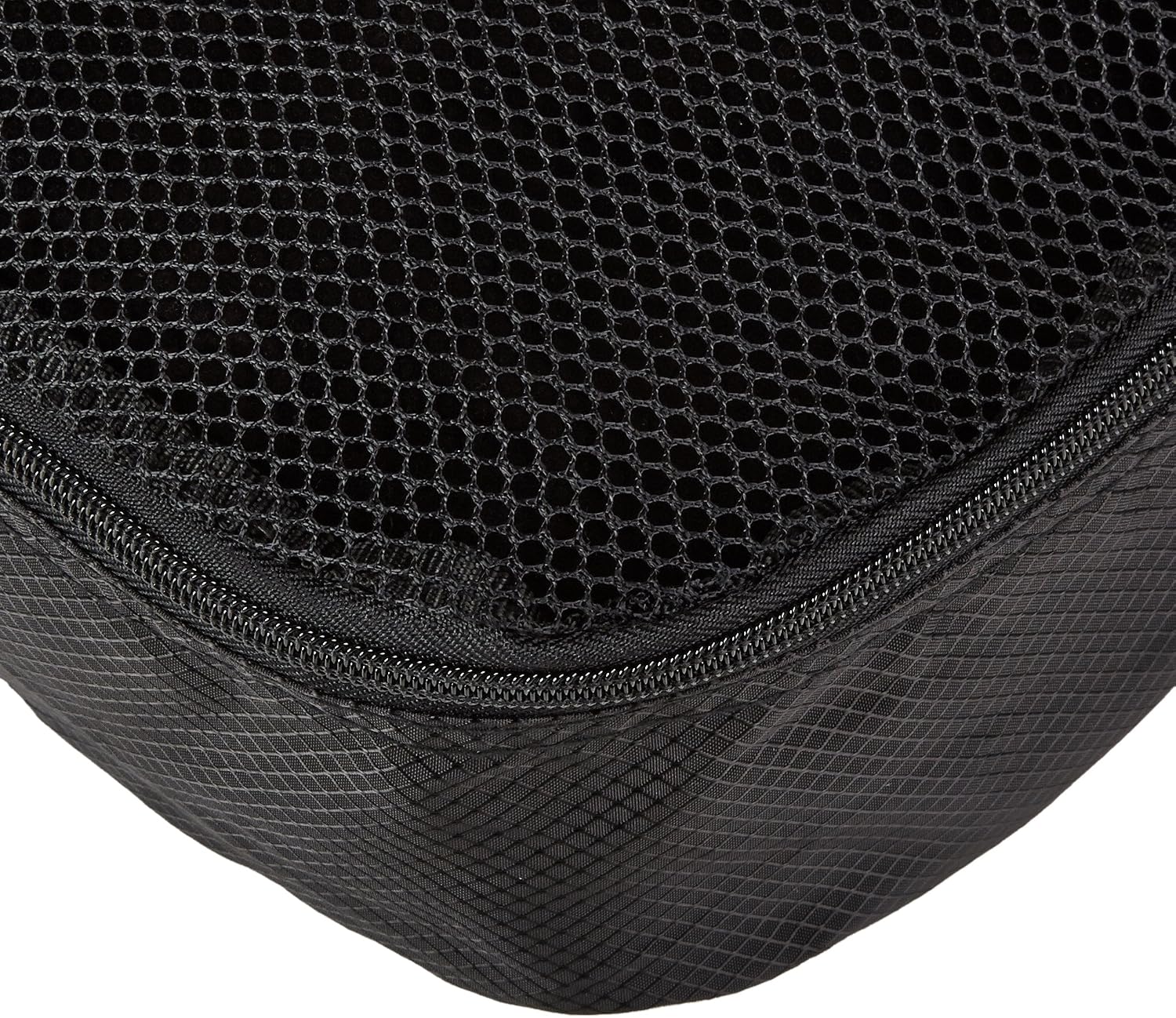Amazon Basics 4-Piece Packing Cube Set - 2 Medium and 2 Large, Black and Gray