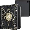 kwmobile Cover for Kobo Libra Colour Case - eReader Cover with auto sleep funktion - Tarot Card with Dark BlueYellowBlack