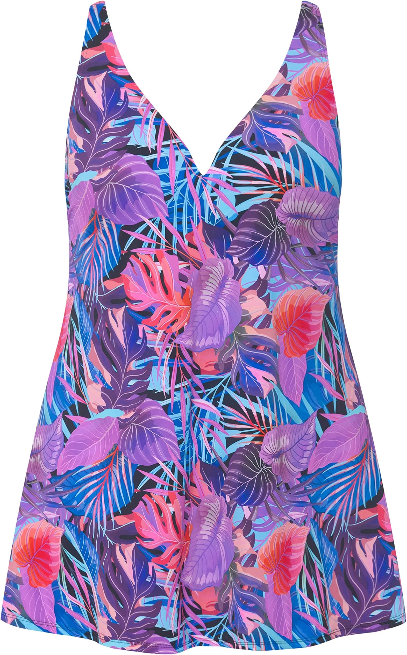 Ulla PopkenWomen's Swimming Dress Palm Trees Recycled Swimsuits