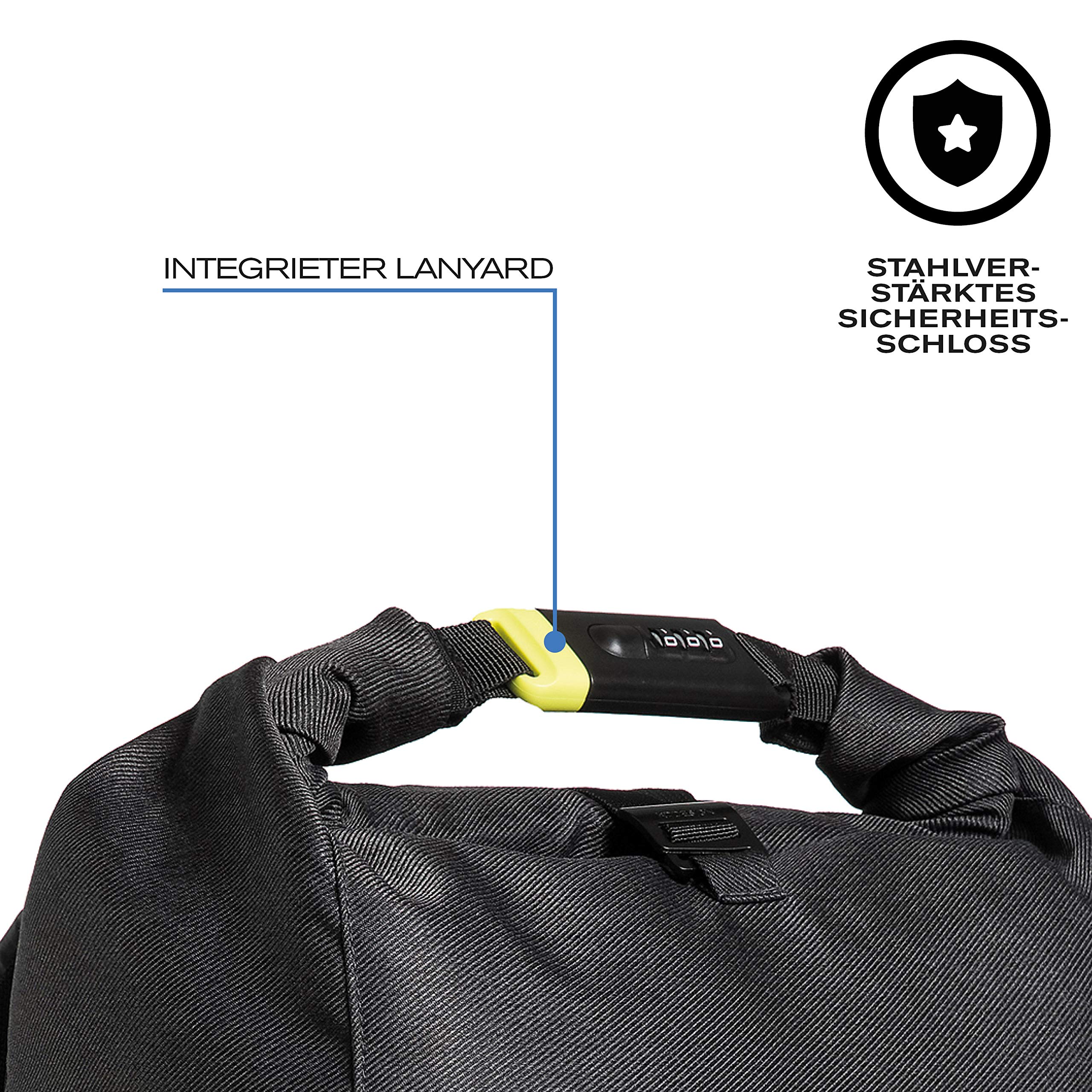 XD Design Urban Lite Anti-Diebstahl Rucksack Schwarz (Unisex Reisetasche)