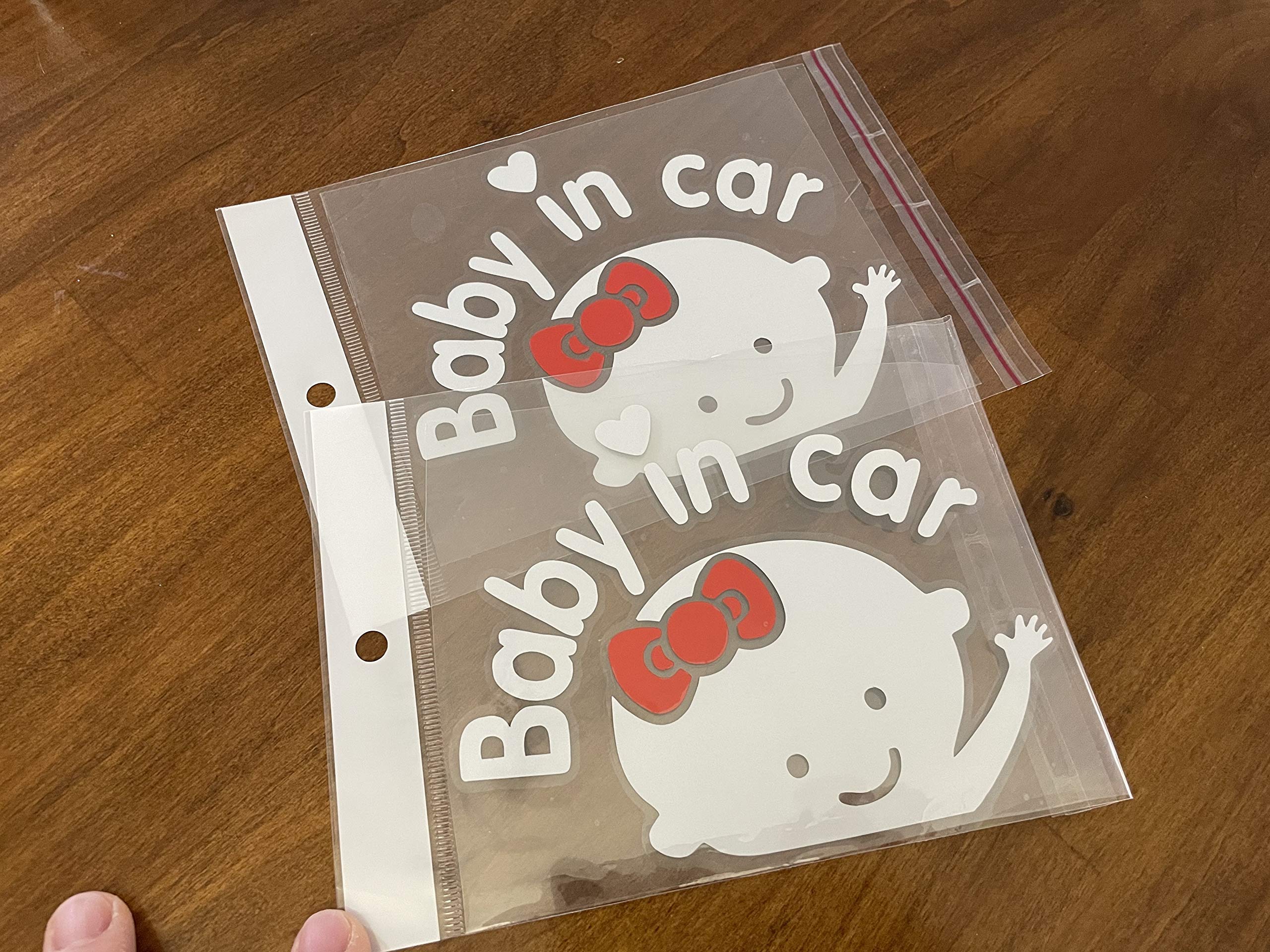 Snapklik.com : CM Wealth 2Packs - Baby In Car Sticker Decal Baby On ...