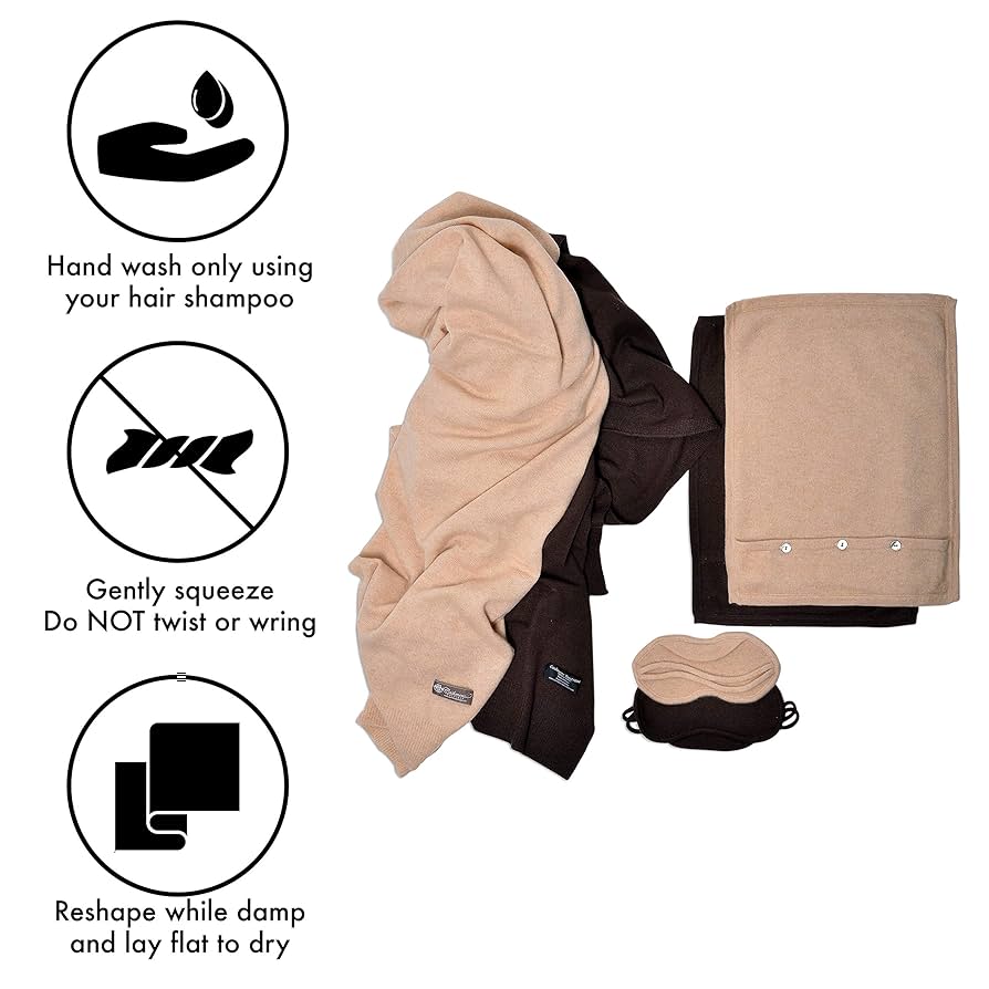 快適グッズ・旅行小物 extreme cashmere Eye Covers Amazon.com: Cashmere Boutique 100% Pure Cashmere Travel