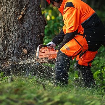 Oregon Protect Pro Chainsaw Trousers, Orange/Black, Size XL