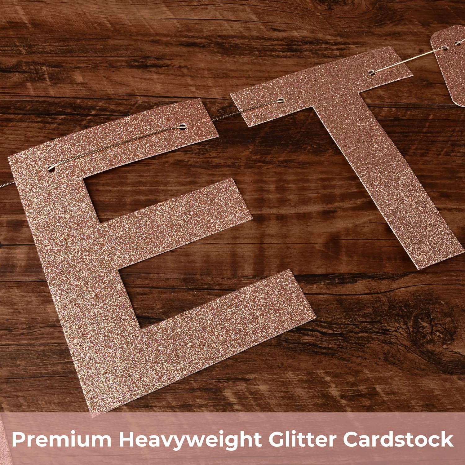 Rose Gold Let's Party B-tches Banner - Girls Night Decorations for Adults - Bachelorette Party, Birthday, Game Night, Lingerie Party, Pajama, Pink, Ladies Night & Divorce Party Decorations for Women : Home & Kitchen