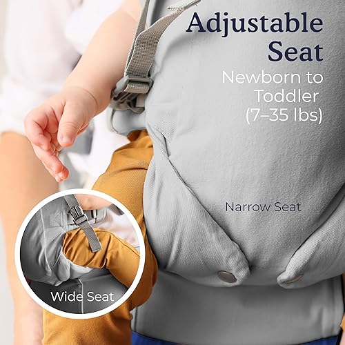 Miniatura 4 de Beco Gemini 2.0 Portabebés para recién nacidos a niños pequeños con soporte M-Cloud - Portabebés de 4 posiciones, portabebés certificado saludable