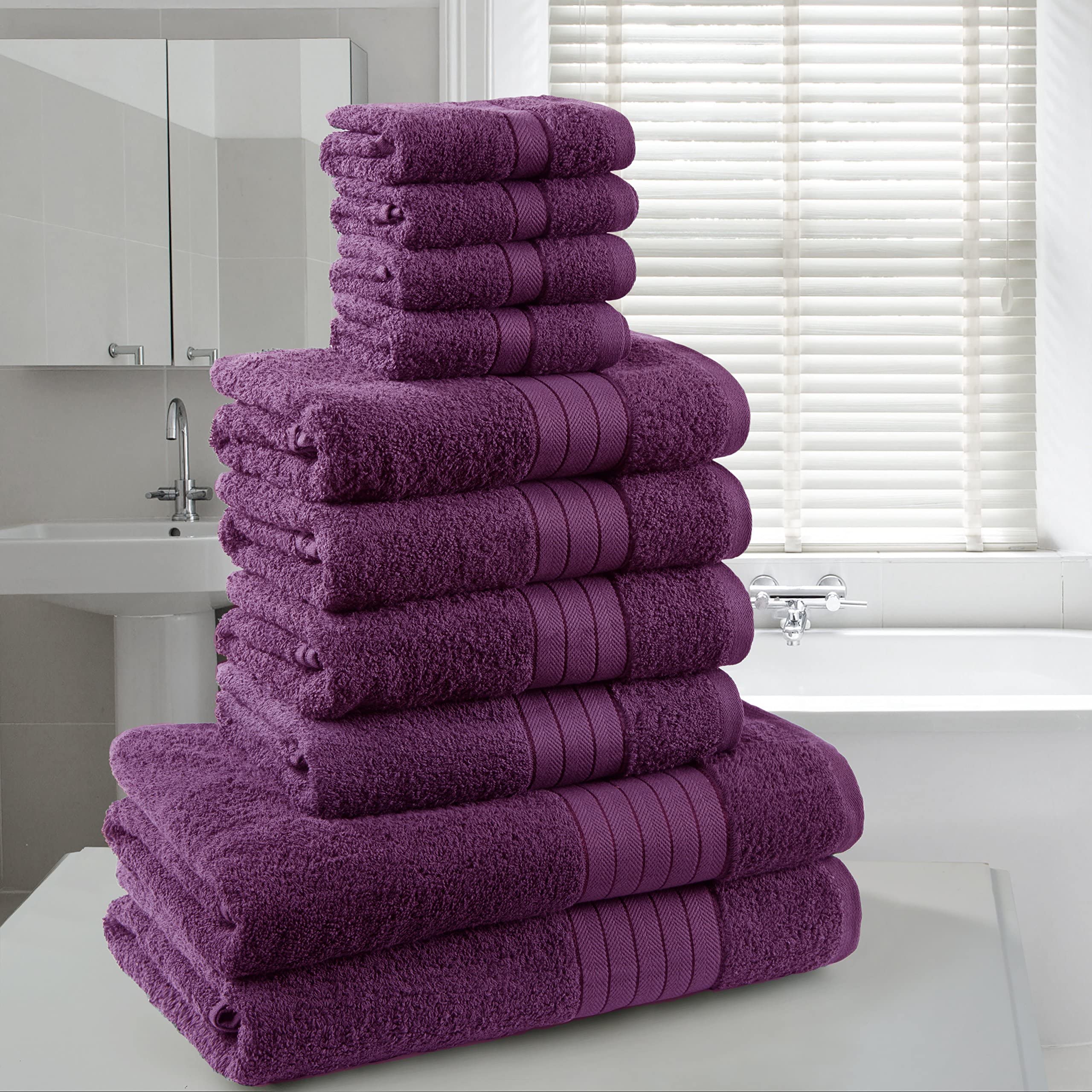 GC GAVENO CAVAILIA Set Di Asciugamani Da Bagno Greco, 2 Asciugamani In Cotone Egiziano, Asciugamano Grande Ad Asciugatura Rapida, 500 G/m², Colore Grigio, 80 X 140 Cm - Foto 9