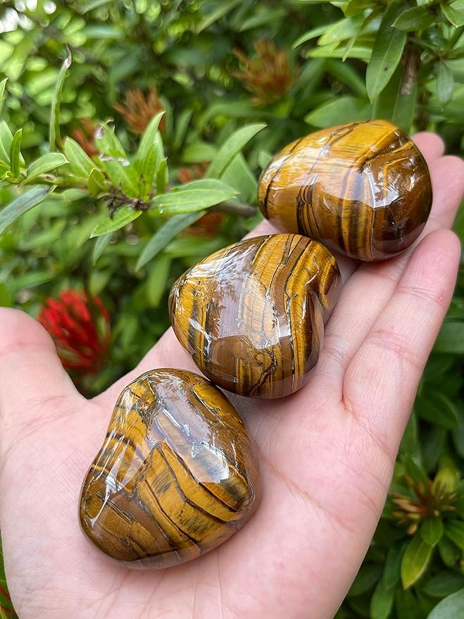 Tiger's Eye Palm Stone