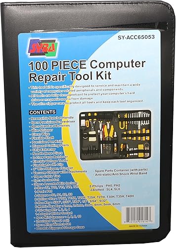 Miniatura 7 de Syba kit de herramientas para pasatiempos en una funda plegable., Negro