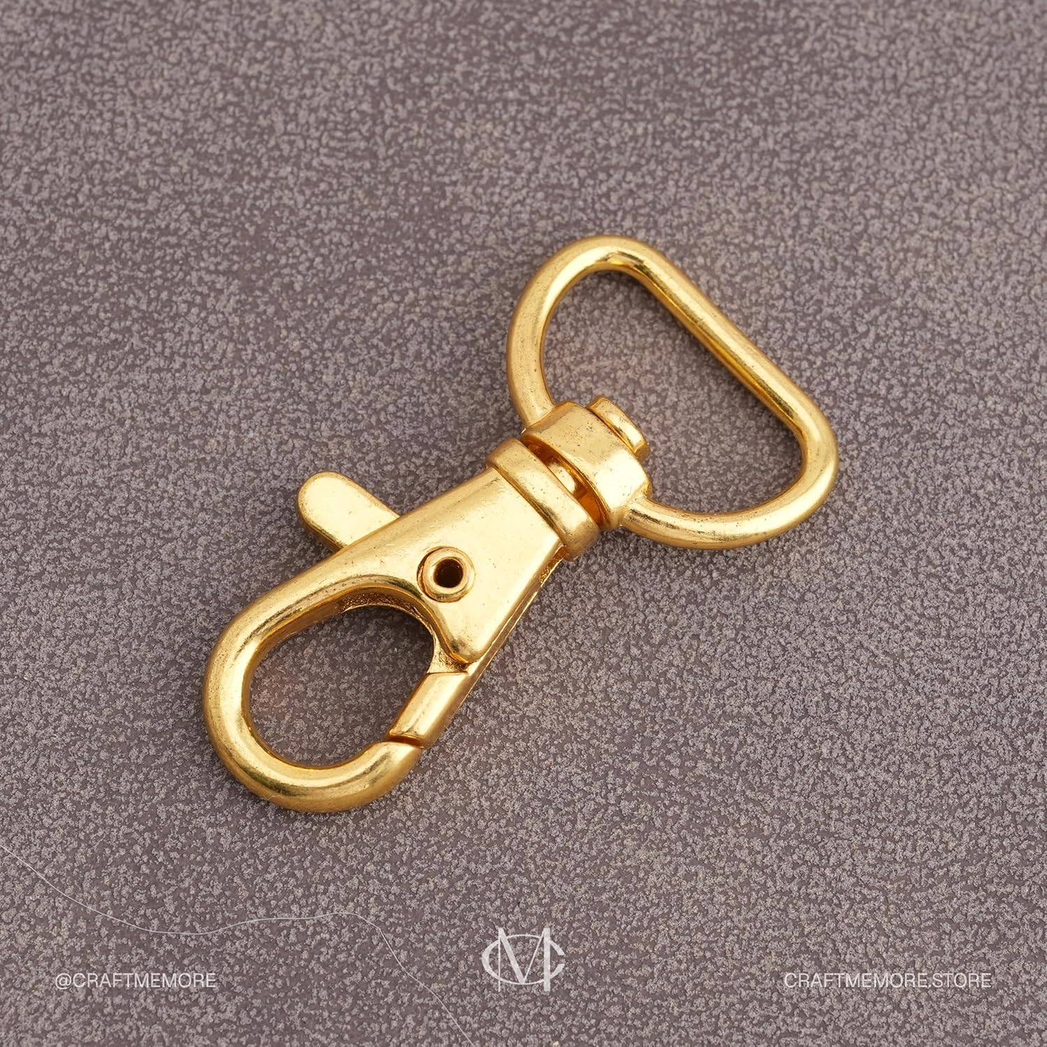 20pcs Swivel Lobster Claw Clasp Trigger Snap Hooks for Purse Making Macrame Lanyard Clip CSPS (5/8 Inch, Gold) - Image 4