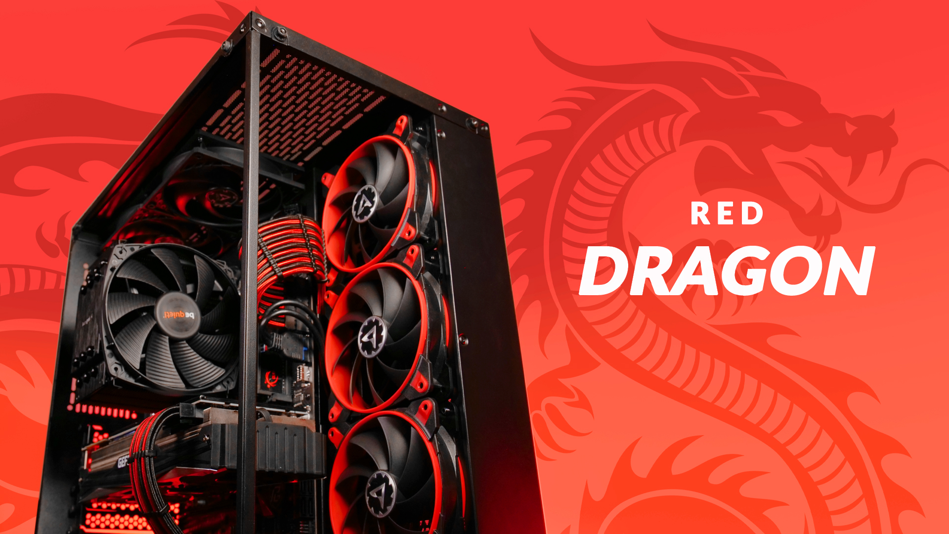 ゲーミングパソコン Red Dragon Watch Red Dragon Themed PC Build on Amazon Live