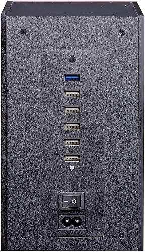 Miniatura 4 de New Wave Toys RepliTronics Arcade Change Machine USB-C (x2) and USB-A (x4) Charging Station, Retro Desktop Office Hub for Multiple Devices, Classic
