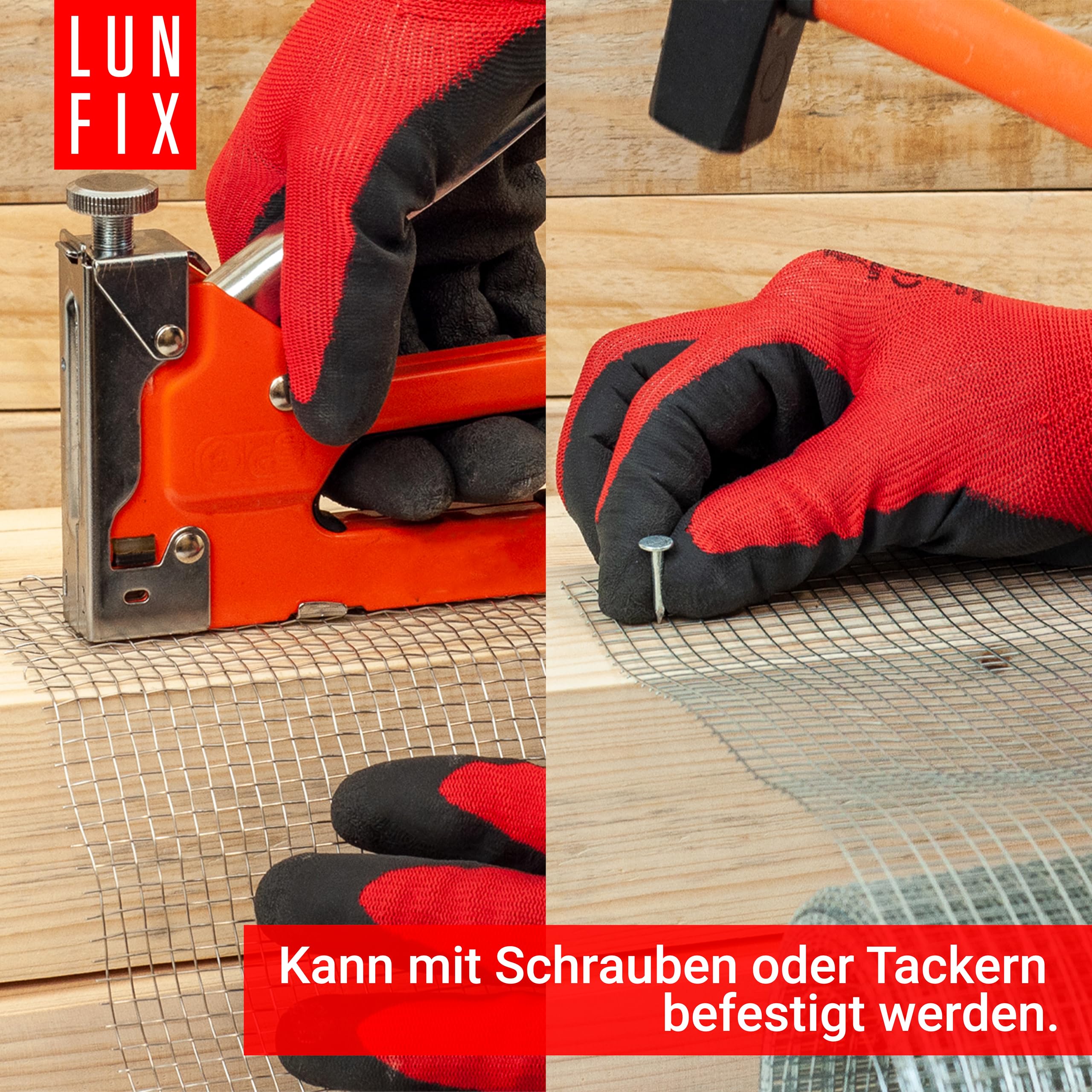 Drahtgitter feinmaschig 6x6 mm 0,65 mm 1x25 m 100x2500 cm Hasendraht | Wühlmausgitter Kaninchendraht Maschendrahtzaun Volierendraht Rödeldraht Kaninchenzaun Metall Hasengitter