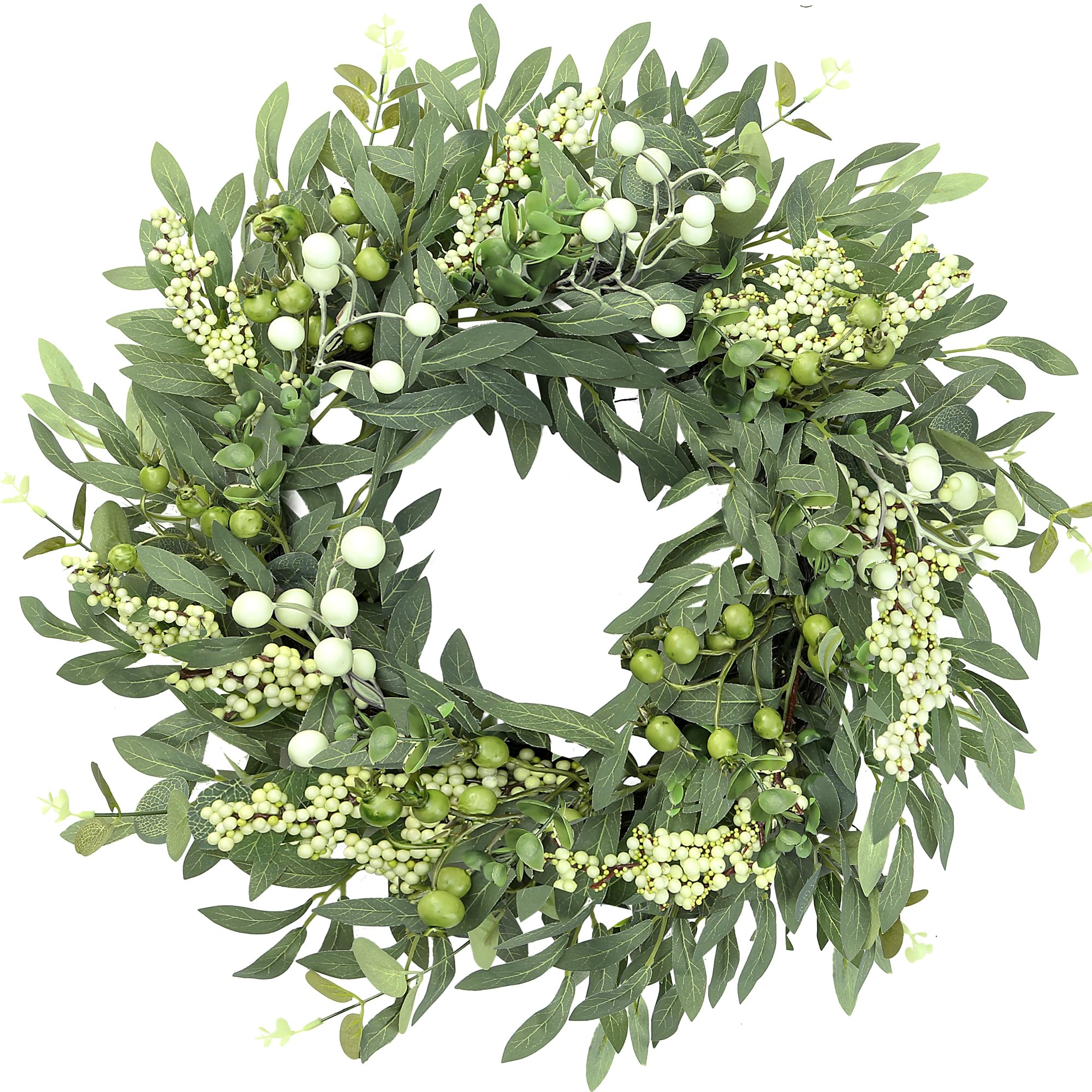 Sggvecsy Artificial Eucalyptus Wreath 21'