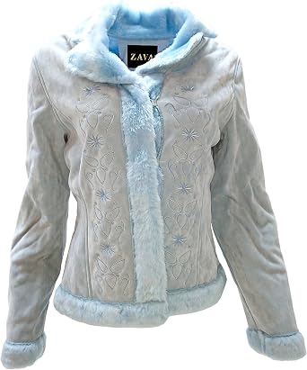 Womens Jacket Denis Faux Fur Soft Slim Fit Tight