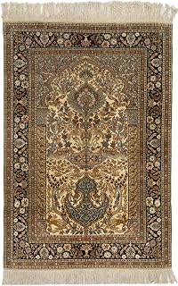 Kaschmir 176x121 Handgeknüpft Orientteppich Teppich Wolle Indien