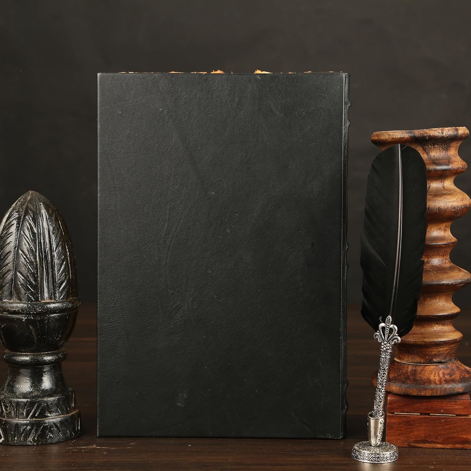 Leather Journal Tree of Life - Leather Bound Notebook - Vintage Leather Journal - Sketchbook Writing Journal - Personal Diary - Leather Sketchbook - Book of Shadows -Unlined Notebook - 240 Pages, 9x13 Inches