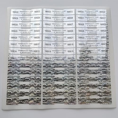 Miniatura 5 de 620 calcomanías holográficas a prueba de manipulaciones, de alta seguridad, sello a prueba de manipulaciones, sin defecto, etiquetas holográficas