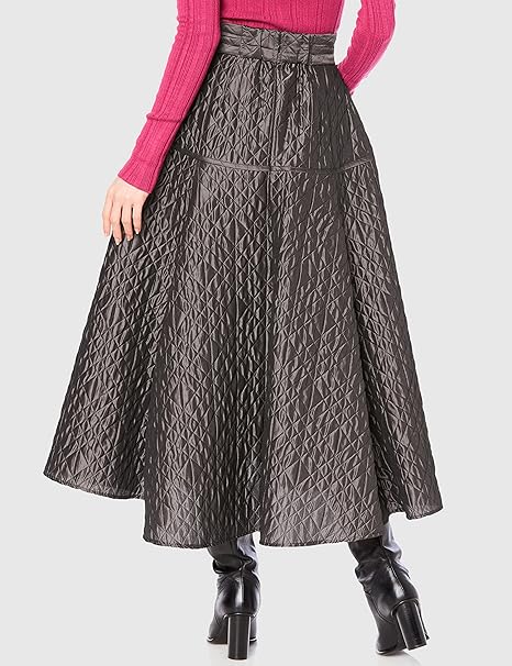 Amazon.co.jp: [SNIDEL] キルティングJQボリュームスカート SWFS225118