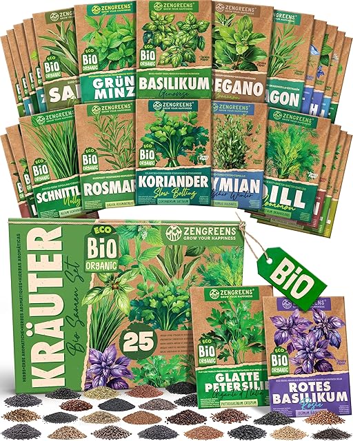 ZenGreens ZenGreens® Kräutersamen einfachen Hochbeet Pflanzensamen — Saatgut