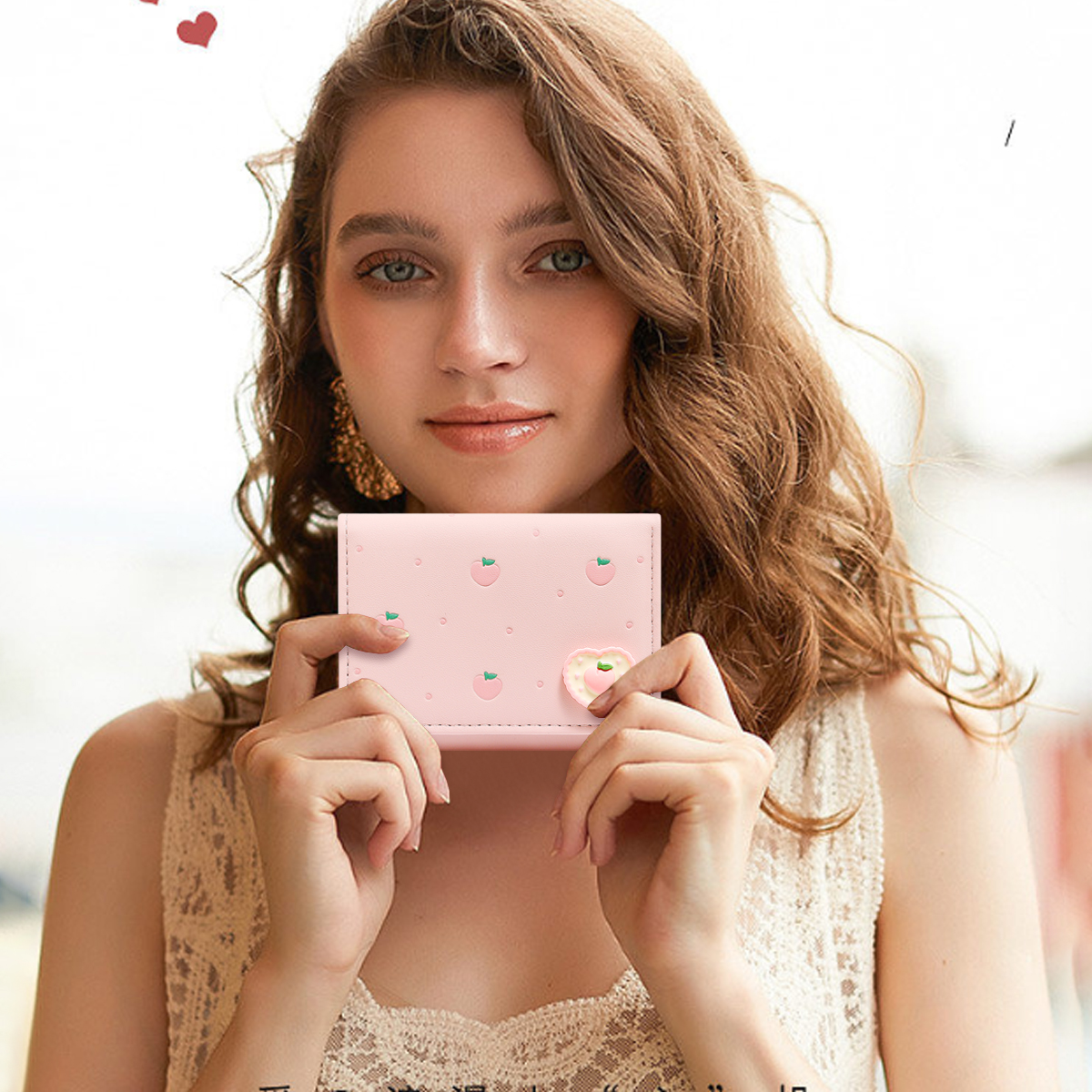 Amazon.com: Modacarry Strawberry Small Wallet Girls Cute Wallet