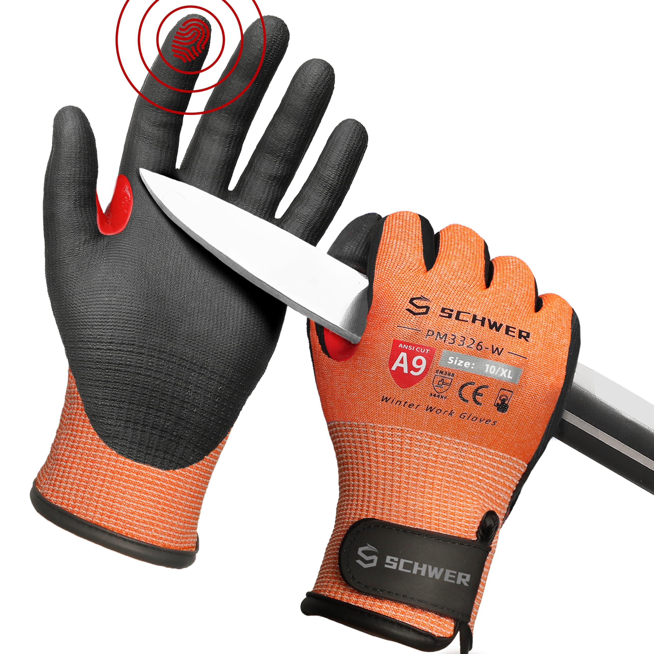 Schwer ANSI A9 Highest Level Cut Resistant Gloves