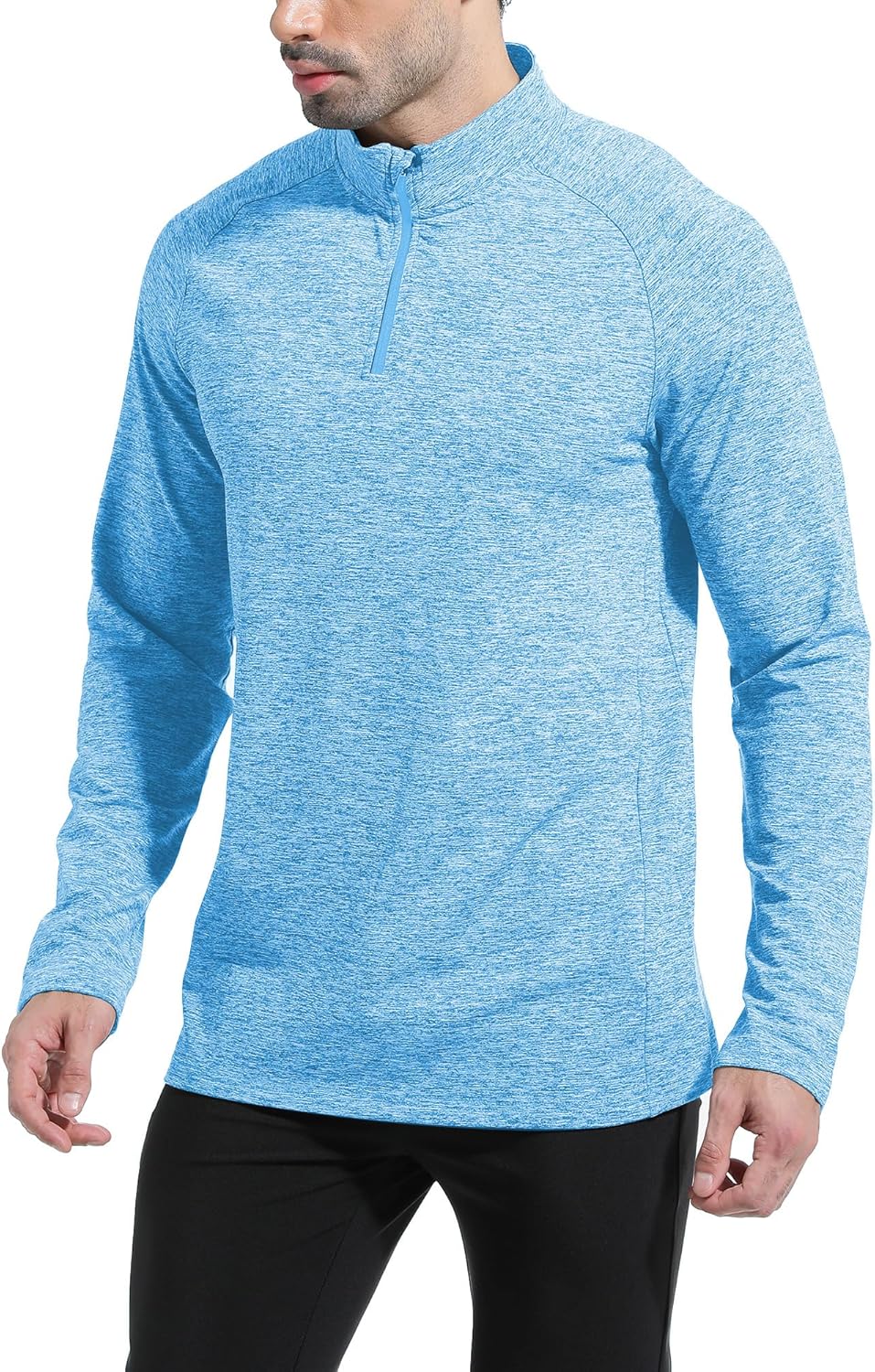 1/4 Zip Pullover Sweatshirts Men Long Sleeve Golf Shirts Quarter Zip Pullover