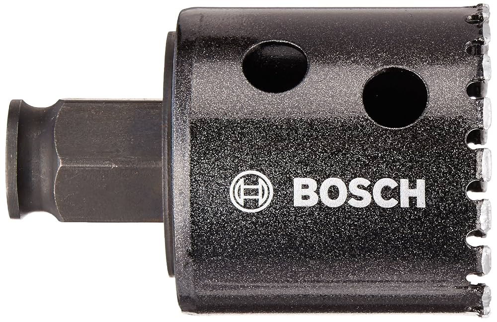 Amazon.com: BOSCH HDG134 1-3/4 in. Diamond Hole Saw, Black