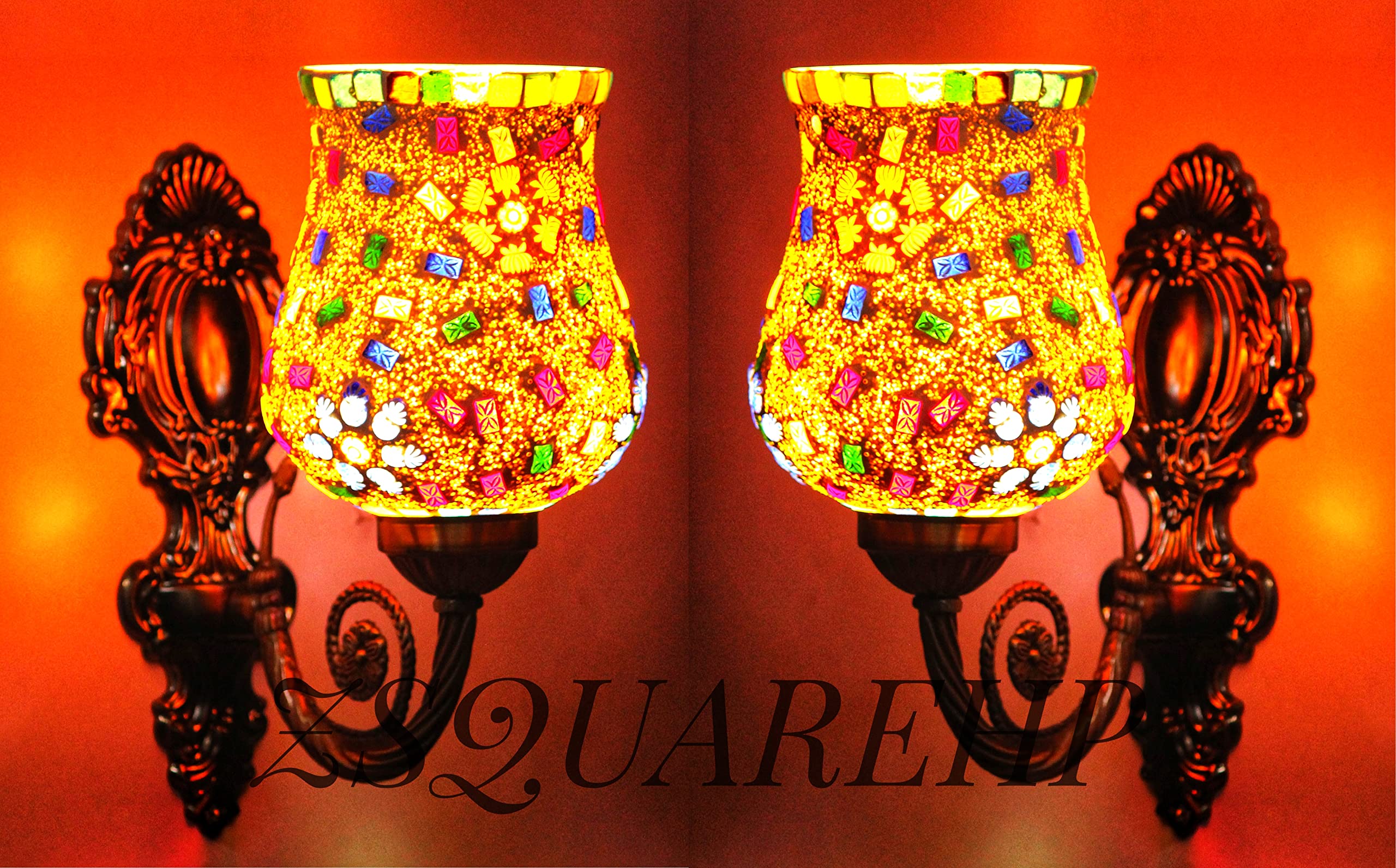 ZSQUAREHP Industries Designer Home Decorative Modern Wall lamp for Living Room for Indoor Application Without Bulb